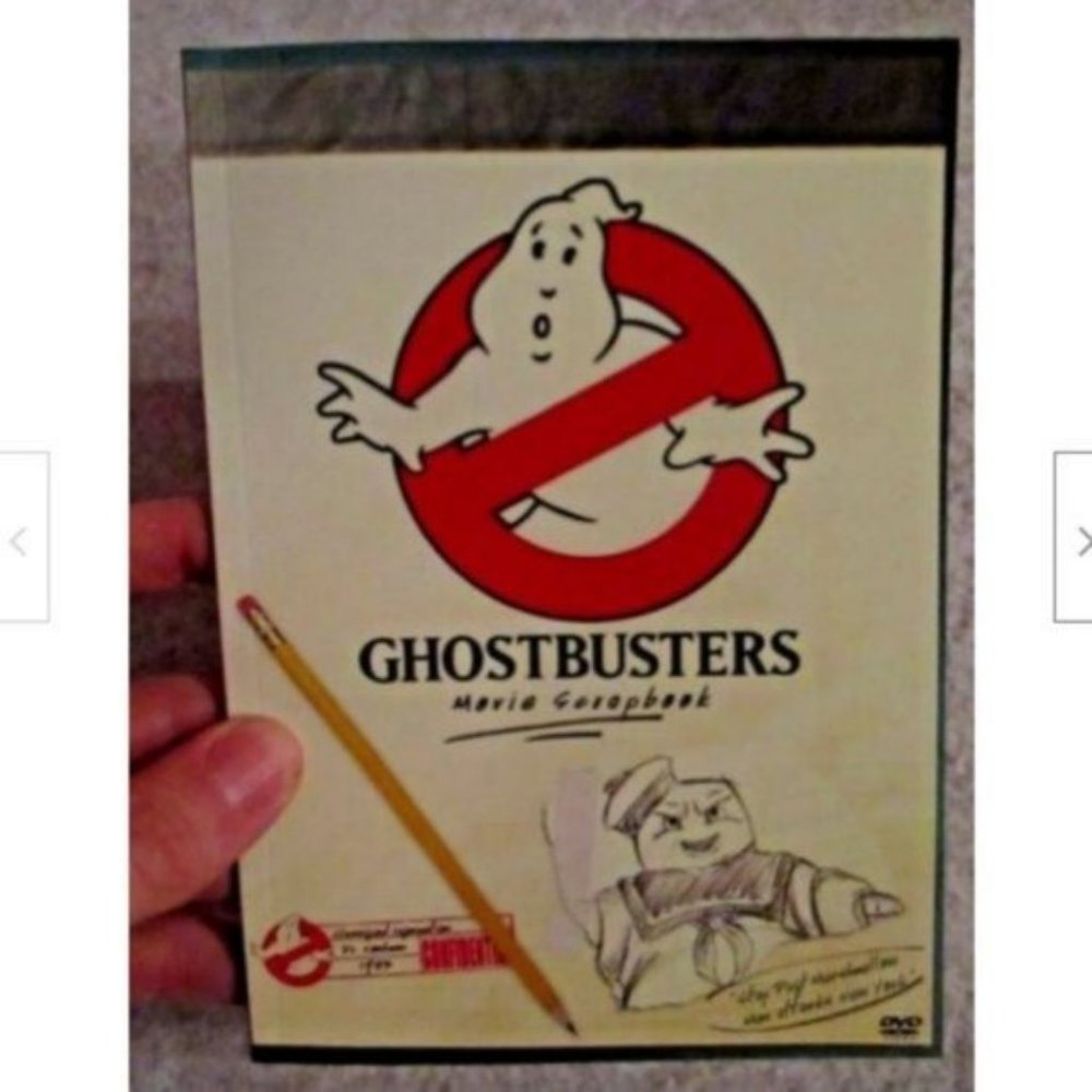 Ghostbusters Book MOVIE Scrapbook 2005 Art Drawing Costume Prop Holiday Gift